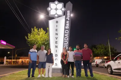 Susana Laciar supervisa obras de renovación en Avenida Rawson