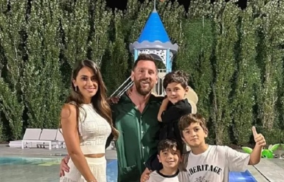 La foto familiar de Messi que enloqueció a los hinchas de Newell's